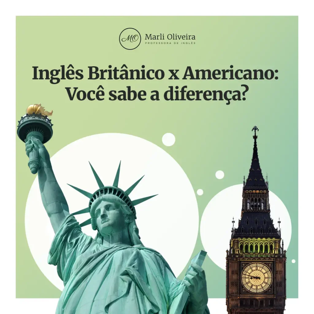 Inglês britânico e americano