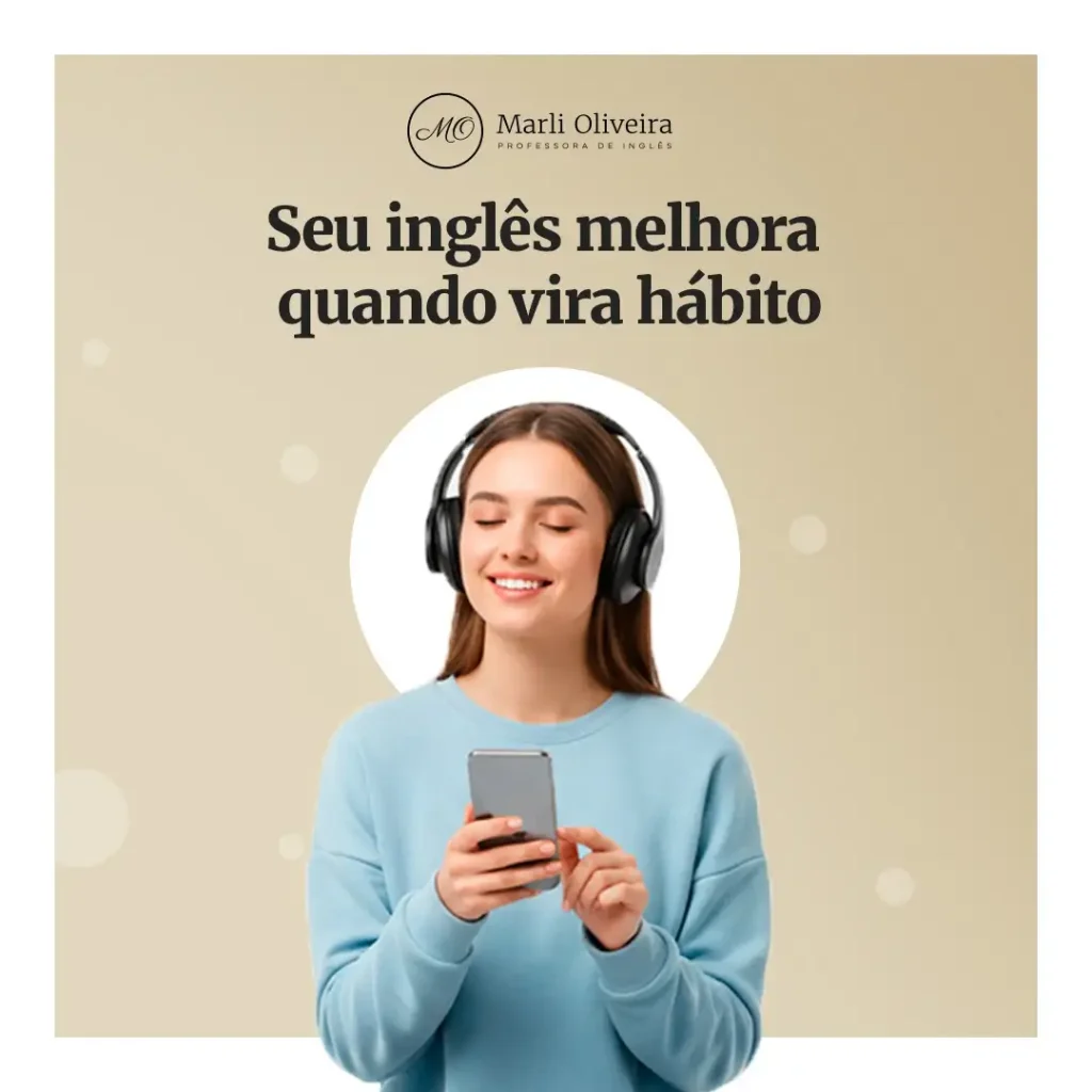 rotina para aprender inglês