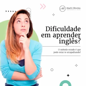 dificuldade em aprender inglês