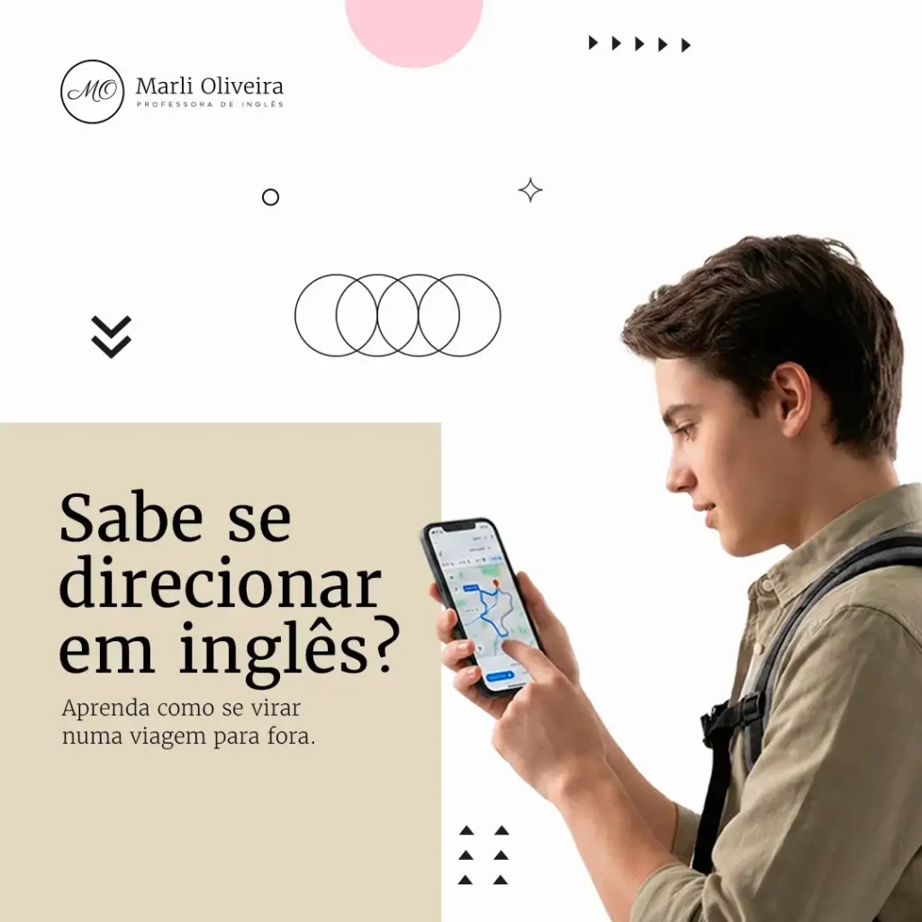 direções em inglês